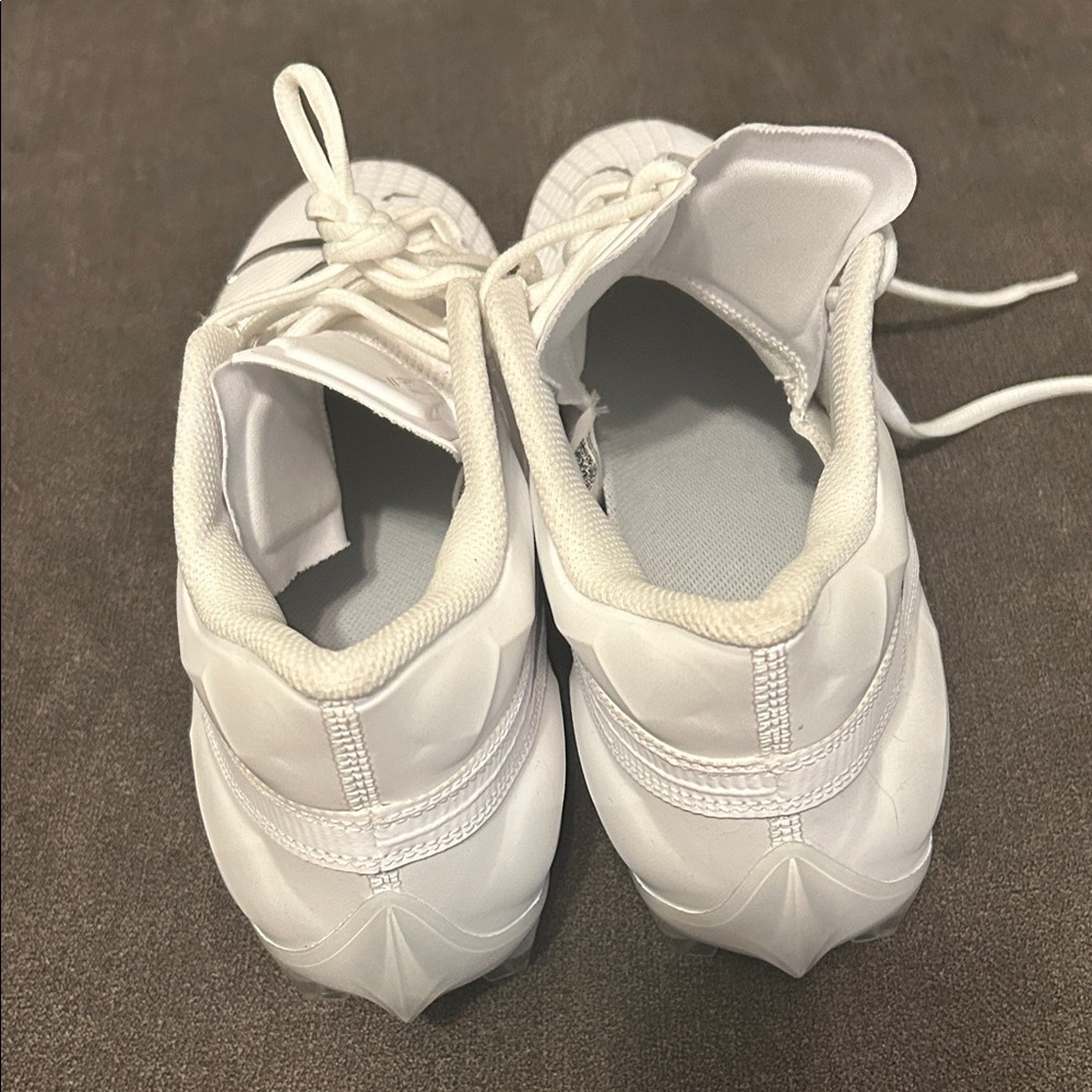 Nike Vapor Edge Elite 360 2 Men’s White&Silver Football Cleats:NEW NO BOX - Picture 6 of 14
